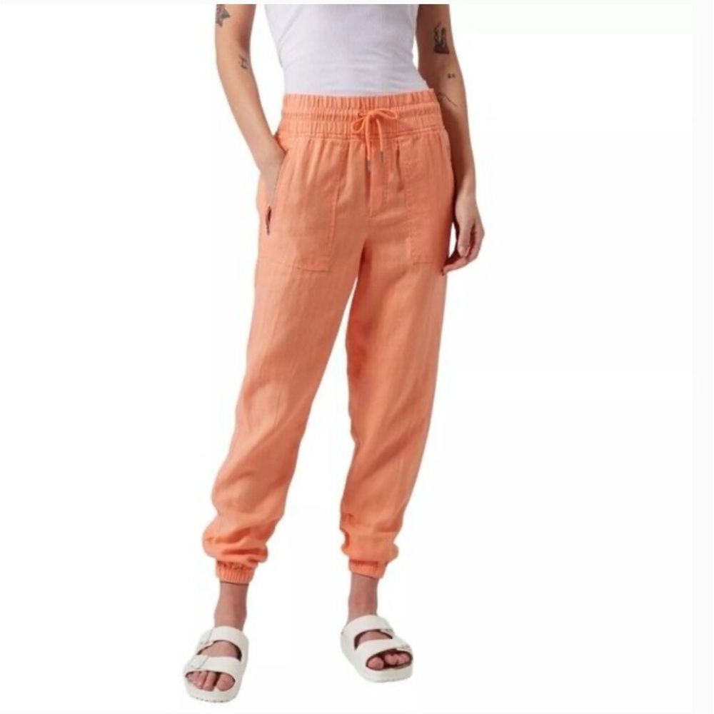 Athleta Retreat Linen Jogger Pants
